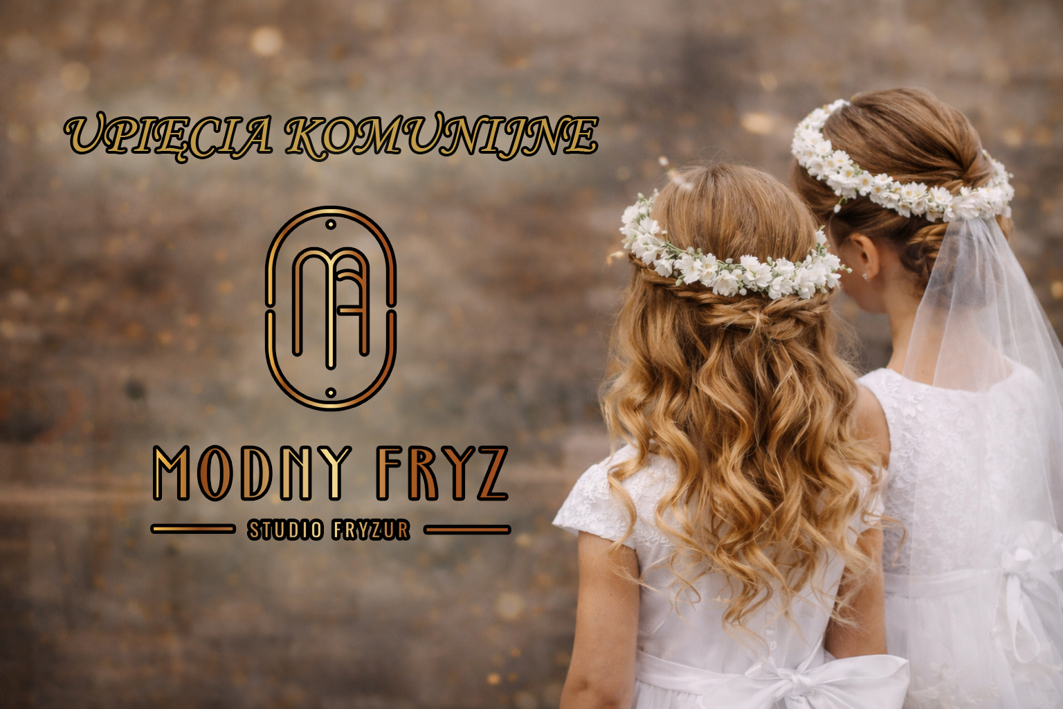 Upięcia komunijne salon fryzjerski Modny Fryz